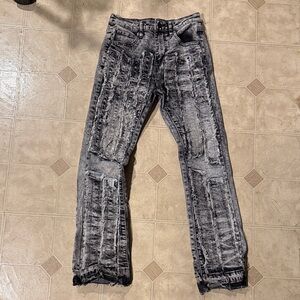Fashion Nova Kids Black Distressed Jeans